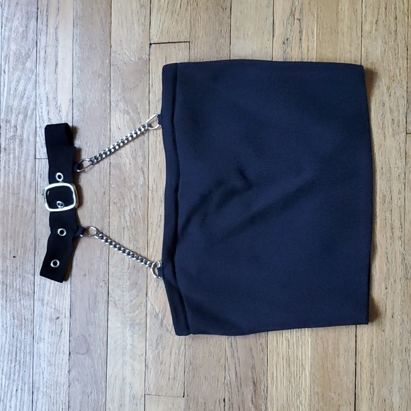 Balboa cropped black choker tank top - Picture 1 of 2